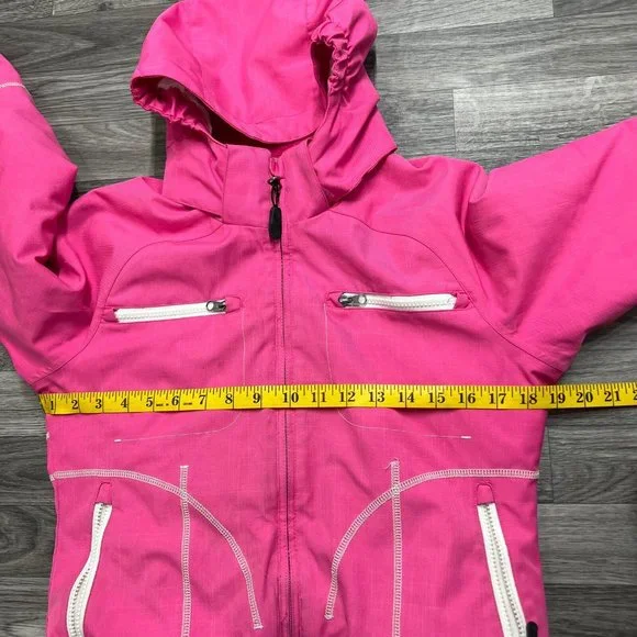 BOULDER GEAR Full Zip Up Long Sleeve Pink Snow Ski Jacket Girl's Size Medium